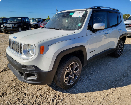 2015 Jeep Renegade Limited 86k miles 4x4 limited with leather, lite RH side damage, parts in stock runs and lot drives. $6900 Inquire About