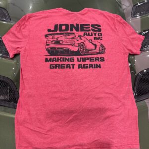 Red Jones Auto Tee- Medium